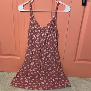 Hollister Pink Flower Dress, Size Small